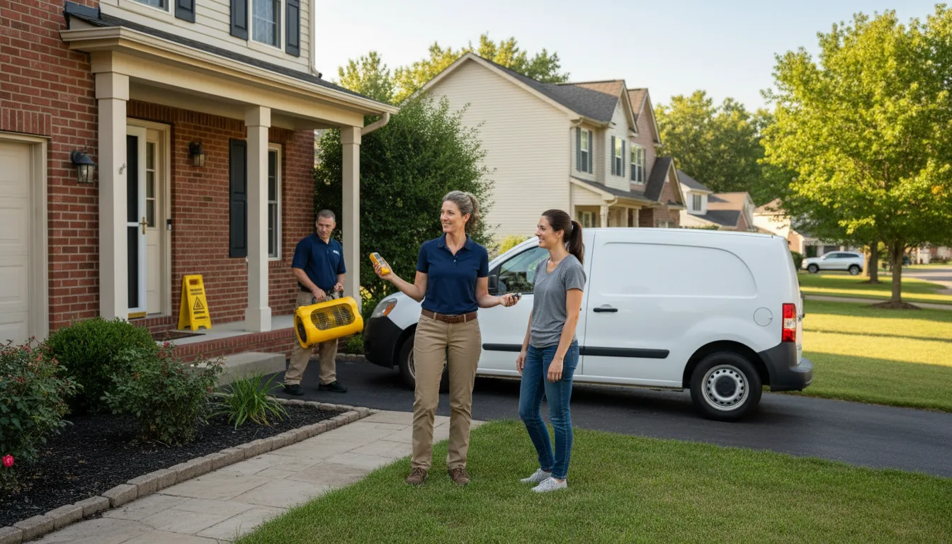 Residential water damage restoration in Lincoln, NM